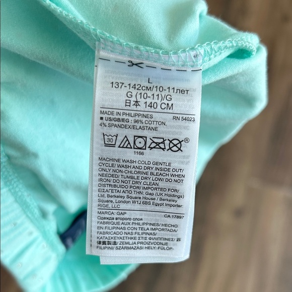 Aqua Blue Shorts with silver tiny polka dots - Picture 5 of 5